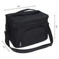 thumbnail image 2 of Lunch Bag for Men, Insulated Lunch Bag, Leakproof Lunch Box for Work, Office, Large Capacity, Reusable Lunch Cooler Bag Black 11.4*8.7*9.4in, 2 of 6