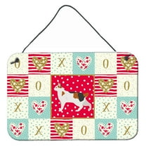 Carolines Treasures CK5633DS812 Korean Bobtail Cat Love Wall or Door Hanging Prints 8x12 multicolor