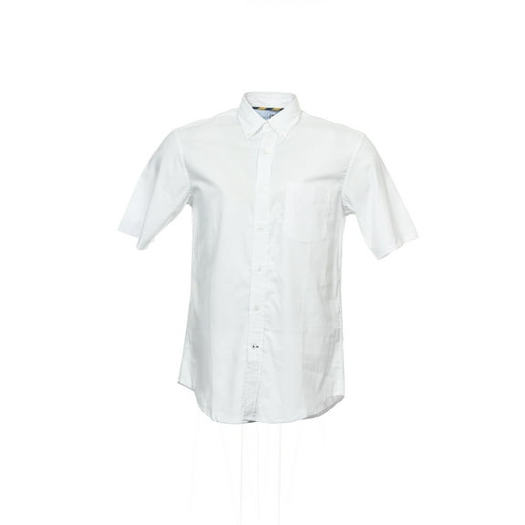 The Estate Shirt by Club Room White Button Down Shirt Sport , Size Small