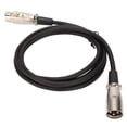 thumbnail image 1 of Cable XLR macho a hembra 3 pines Bling Bling sonido HiFi 4,9 pies, 1 of 12