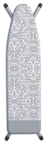 HOMZ Premium Table Top Anywhere Ironing Board Cover and Pad Charcoal Grey 