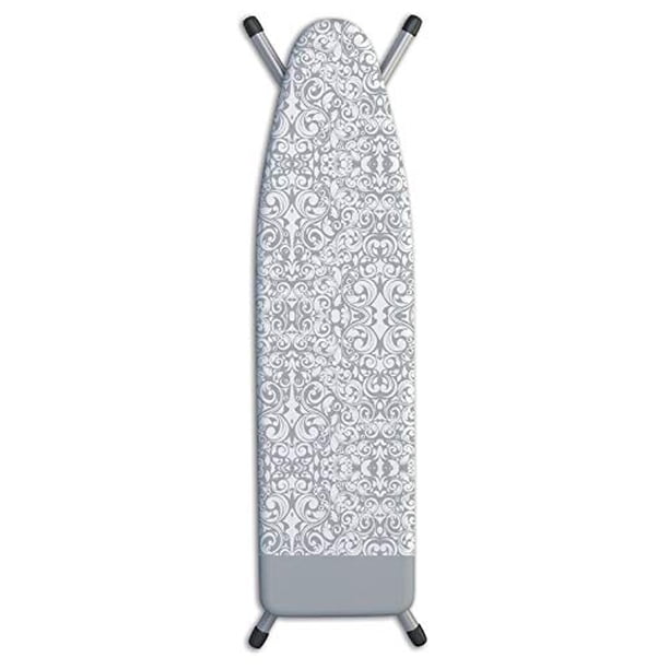 Damask Grey Triple Layer Ironing Board Cover, 15" x 54"