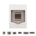 thumbnail image 4 of Monstrate White Electrical Distribution Boxes Surface Mounted Lighting Protection Indoor Wear-resistant Circuit Case Wire Breaker Accesorios para electrodomésticos Blanco 138x100x82mm, 4 of 5