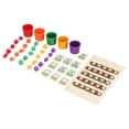 thumbnail image 3 of Kids Planting Toy, Lifelike Vocabulary Expansion High Simulation Fruit Vegetable Toys with Cup Bottom Plate for Home for Children, 3 of 8