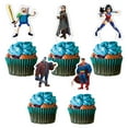 thumbnail image 5 of 40 Pcs For MultiVersus Theme Birthday Party Decoration Set - Includes Happy Birthday Backdrop Decorations, Cupcake Toppers, and Balloons for Celebrations, 5 of 5