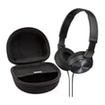 thumbnail image 1 of Auriculares Sony MDR-ZX310AP Serie ZX estéreo (negros) + funda, 1 of 7