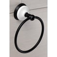 thumbnail image 2 of Kingston Brass BA1114MB Victorian Towel Ring, Matte Black, 2 of 3