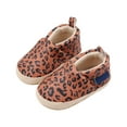 thumbnail image 4 of Baby Girls Boys Leopard Print Walking Shoes Toddler Soft Sole Non Slip Flat Loafers Unisex Casual Dress Shoes, 4 of 8