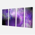 thumbnail image 2 of Perfect Light Purple Starry Sky - Abstract Canvas Art Print, 2 of 3
