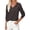 Coffee, variant on PRETTYGARDEN Women's V Neck Sweaters Fall Casual Long Sleeve Classic Pullover Cozy Knit Tops Loose Basic Winter Clothing