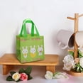 thumbnail image 6 of CoreLiving Large Easter Bags with Durable Handles Reusable Non-Woven Tote for Gift Wrapping Candy Storage Easter Basket Stuffers Holders Party Favors 5-Pack, 6 of 6