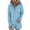Light Blue womens 2 piece sets, variant on Womens Sweatsuits Set 2 Piece Outfits for Women Fashion Drawstring Button Hoodies Sweatshirt Shorts Lounge Sets Casual Solid Sports Hooded Tracksuit Sets with Pocket