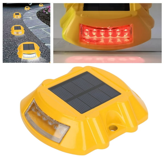 LED Dock Lights, Solar Ground Lights, IP68 Automatic Induction Driveway Lights, Add Safety to Your Road, for Garden, Backyard, Patio, Yard
