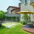 thumbnail image 4 of Rongsi Garden Sprinkler for Yard - 360-degree rotating lawn sprinkler, covering an area of up to 2,000 square meters. Ft, Garden Sprinkler Adjustable Yard Automatic Irrigation System, 4 of 7