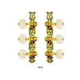 thumbnail image 2 of Dalazy 2 Pcs Chevilles d'Accordage de Guitare Classiques Professionnelles Réutilisables Instrument à Cordes Remplaçant Composant d'Accordeur Accessoires Blanc, 2 of 9