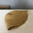 thumbnail image 5 of CoCopeaunts Women Straw Bucket Hat Outdoor Sunscreen Fisherman Hat Hand-Woven Hollow Basin Hat Casual Vacation Summer for Women, 5 of 8