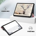 thumbnail image 5 of Epicgadget Trifold Case for iPad Air 5 (5th Gen, 2022) / iPad Air 4 10.9 Inch (4th Generation, 2020) - Slim Lightweight Protective Shell with Auto Sleep/Wake Trifold Stand Cover Case (Butterfly), 5 of 5