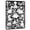 B, variant on Christmas Tree with Gifts Coloring Throw, Black Velvet Color-in with Ornaments Candy Canes and Presents, DIY Holiday Art Throw