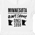 thumbnail image 4 of Inktastic Minnesota Awesome Since 1858 Girls Toddler Dress, 4 of 5