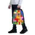 thumbnail image 7 of Balery Colorful Plastic Blocks Pattern Backpack for Men and Women - Durable 600D Oxford Cloth -Large Capacity, Water-Resistant School, Travel, and Hiking Bag, 7 of 7