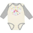 thumbnail image 3 of Inktastic My Pop Pop Loves Me with Cute Rainbow Unicorn Boys or Girls Long Sleeve Baby Bodysuit, 3 of 5