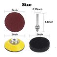 thumbnail image 2 of Juego 200pzs Discos De Lijar  Bloosom Taladro Esmeril Adaptador 2 Pulgadas Multicoloor, 2 of 4