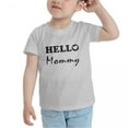 thumbnail image 3 of Hello Mommy Cute Toddler T Shirts for Boys Girls (Gray, Youth L), 3 of 5