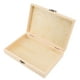 thumbnail image 4 of Apuakthei Humidor de cigarros de madera rectangular de pino rústico de gran capacidad Caja de almacenamiento de cigarros DIY con tapa para cigarros de caligrafía de té, 4 of 8