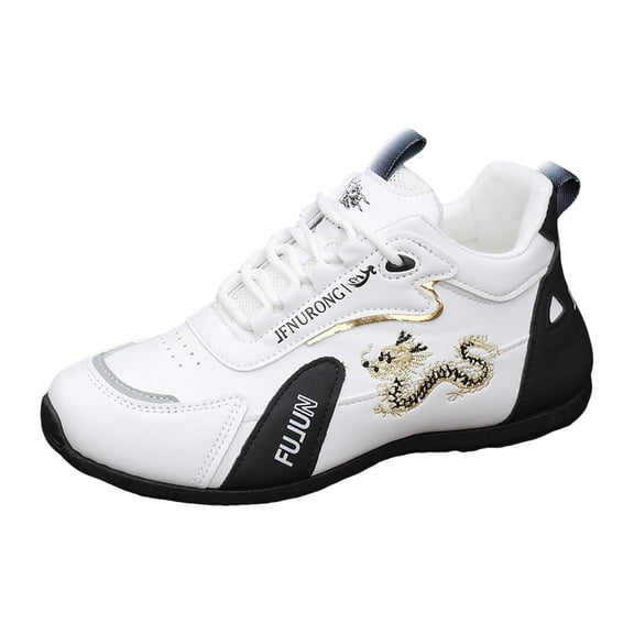 YLYL Women's Sneakers Lace-up Lightweight Casual Non-Slip Gym Workout Walking Shoes for All-Day