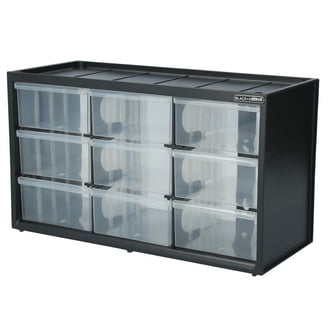 BLACK+DECKER Tool Box Bundle – 19” & 12” Boxes With Trays, Clear Top Compartments, Lockable