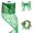 Green, variant on 2.5 Inch Mesh Wired Ribbon Metallic Sequin Glitter Web for Christmas Tree Gift Wrapping Crafts Topper Bows Wreaths Holiday Decor Garland 10 Yards