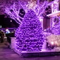 thumbnail image 3 of Fairy Lights JMEXSUSS, paquete de 8 luces LED, funciona con pilas, color morado, 3 of 7