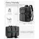 thumbnail image 5 of Bolsa para portátil BAGSMART 3 en 1, repelente al agua, 17.3 pulgadas, para hombre, negra, 5 of 6