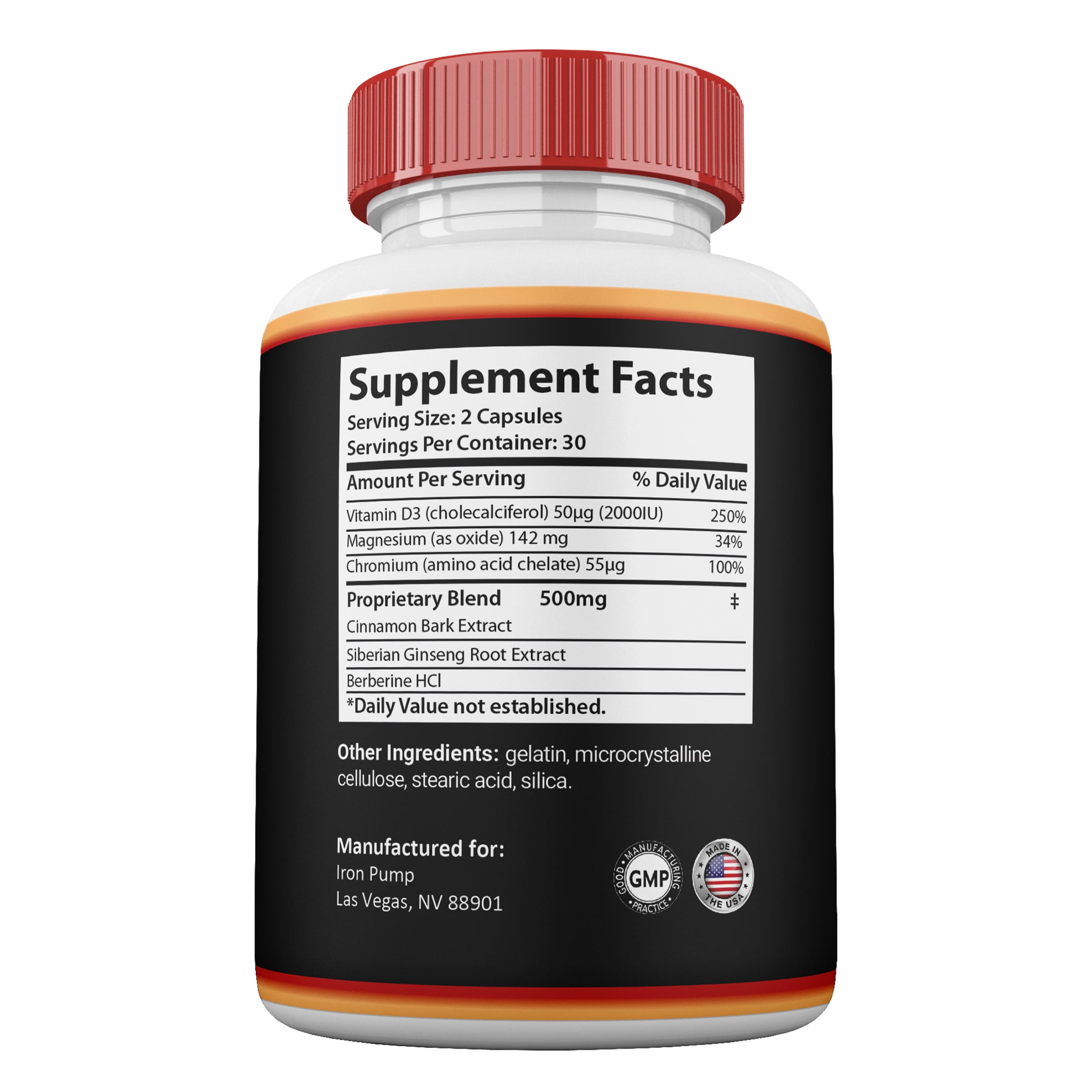 (10 Pack) Iron Pump Max + Capsules for Men, Iron Pump Max+ ed Capsules, Maximum Strength for Male Health, 10 Month Supply for Men