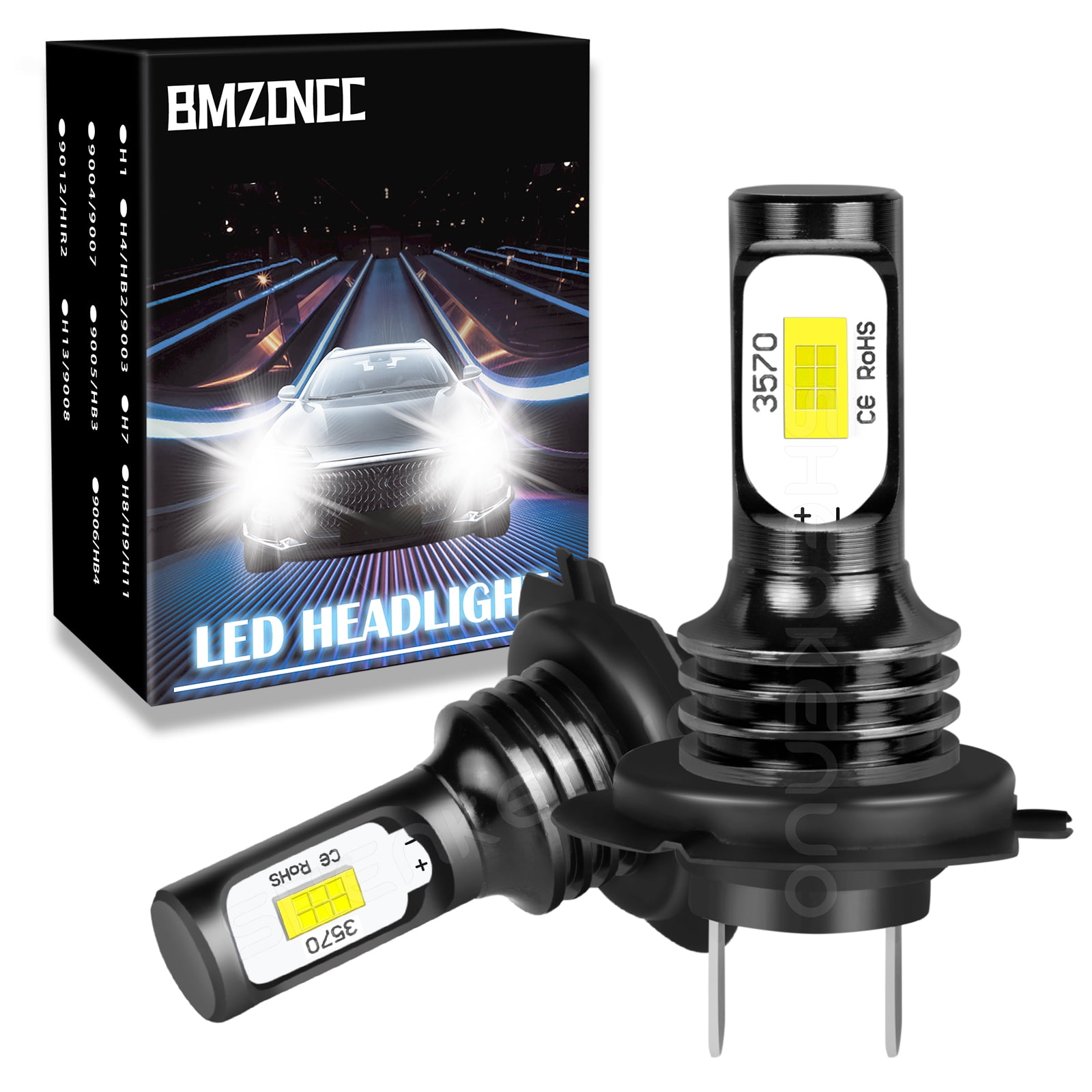 For Hyundai Veloster 20122015 2016 2017 Super White 6000K H7 LED