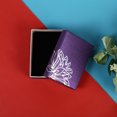 thumbnail image 2 of Caja de regalo para joyería en kraft morado con almohadilla de algodón extraíble, 6,5 x 9 x 3,5 cm (paquete de 5)Joyero morado, 2 of 5