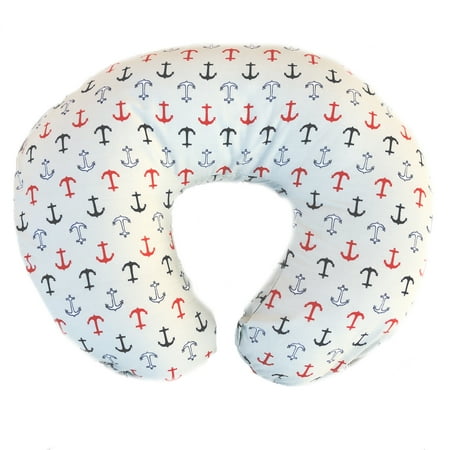Pam Grace Creations Anchors Away Nautical Nursing Pillow Cover