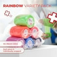 thumbnail image 5 of First Aid Self Adherent Cohesive Bandages 3" x 5 Yards - 12 Count,Rainbow Colors, 5 of 7