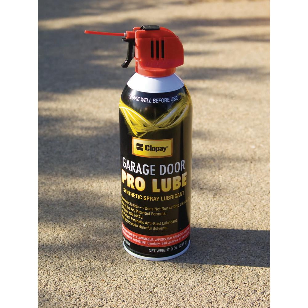 Clopay Synthetic Pro Lube for Garage Doors 9 oz Lubricates Protects  Improves Performance - Walmart.com