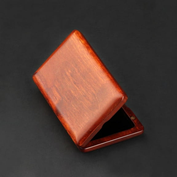 Toddmomy 1Set Reed Case in Dark Red Walnut Wood for Clarinet Accessories Mould-Resistant and Breathable Design
