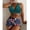 B, variant on Honeeladyy Women's Tie-Dyed Contrast Color Camisole Shoulder Backless Bikini One-piece Swimsuit Girls Summer Swimwear