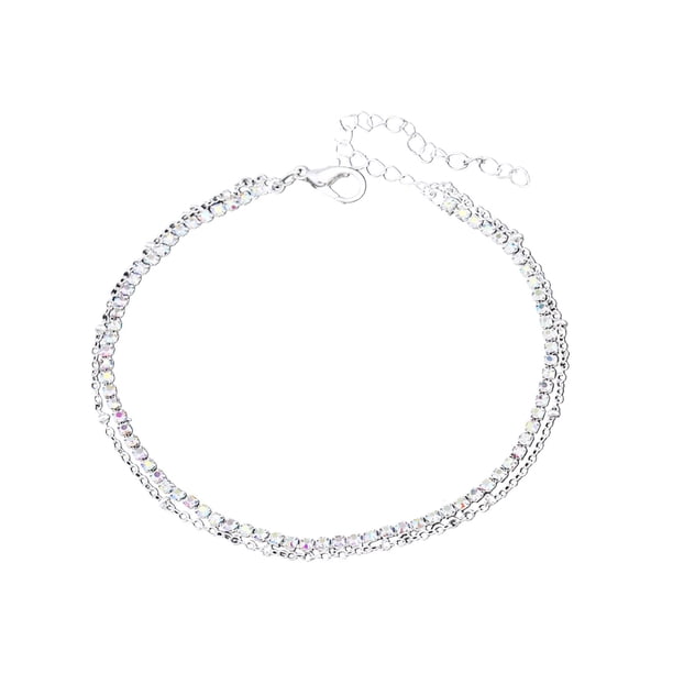 Joyería de verano Dainty 2in1 cadena tobilleras para las mujeres tobilleras para chicas adolescentes de moda de verano de joyería tobillera para las mujeres