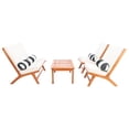 thumbnail image 4 of SAFAVIEH Chaston Outdoor 4 Piece Conversational Set, Natural/Beige/Black & White, 4 of 10