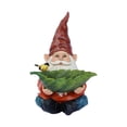 thumbnail image 5 of Hi-Line Gift Ltd. Funny Garden Gnome Holding Bird Bath, 5 of 5