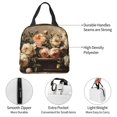 thumbnail image 4 of Fuzoiu Vintage Peonies Rustic Charm Print Lunch Bag for Women & Men,Adult Insulated Lunch Box,Leakproof Cooler,Food Lunch Containers,Reusable Lunch Tote Bags for Work, Travel, Outdoor, 4 of 8