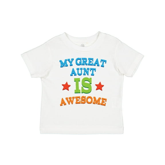Inktastic My Great Aunt is Awesome Boys or Girls Toddler T-Shirt