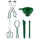 thumbnail image 1 of Jar Clip Lifter Set Anti-escaldado Can Clamp Gripper Portátil Comida Botella de leche Sirviendo Tangas, Verde Sweethay LF000155-02B, 1 of 7