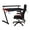Red, variant on AON Gaming Desk & Gaming Chair Set – LED Carbon Fiber Desk with Riser Shelf and Ergonomic Racing-Style Gaming Chair, Black/ Red