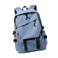 thumbnail image 1 of Mochila para estudiantes de secundaria, moderna, para el trabajo, para uso diario en la escuela, para niñas y niños. Azul, 1 of 8