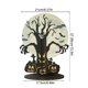 thumbnail image 1 of Calendario de Adviento de Halloween con diseño de fantasma, calendario de cuenta regresiva de madera, adornos de terror para interiores, estante de decoración de fiesta temática para el hogar, 1 of 4